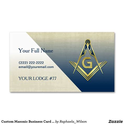 freemason business cards